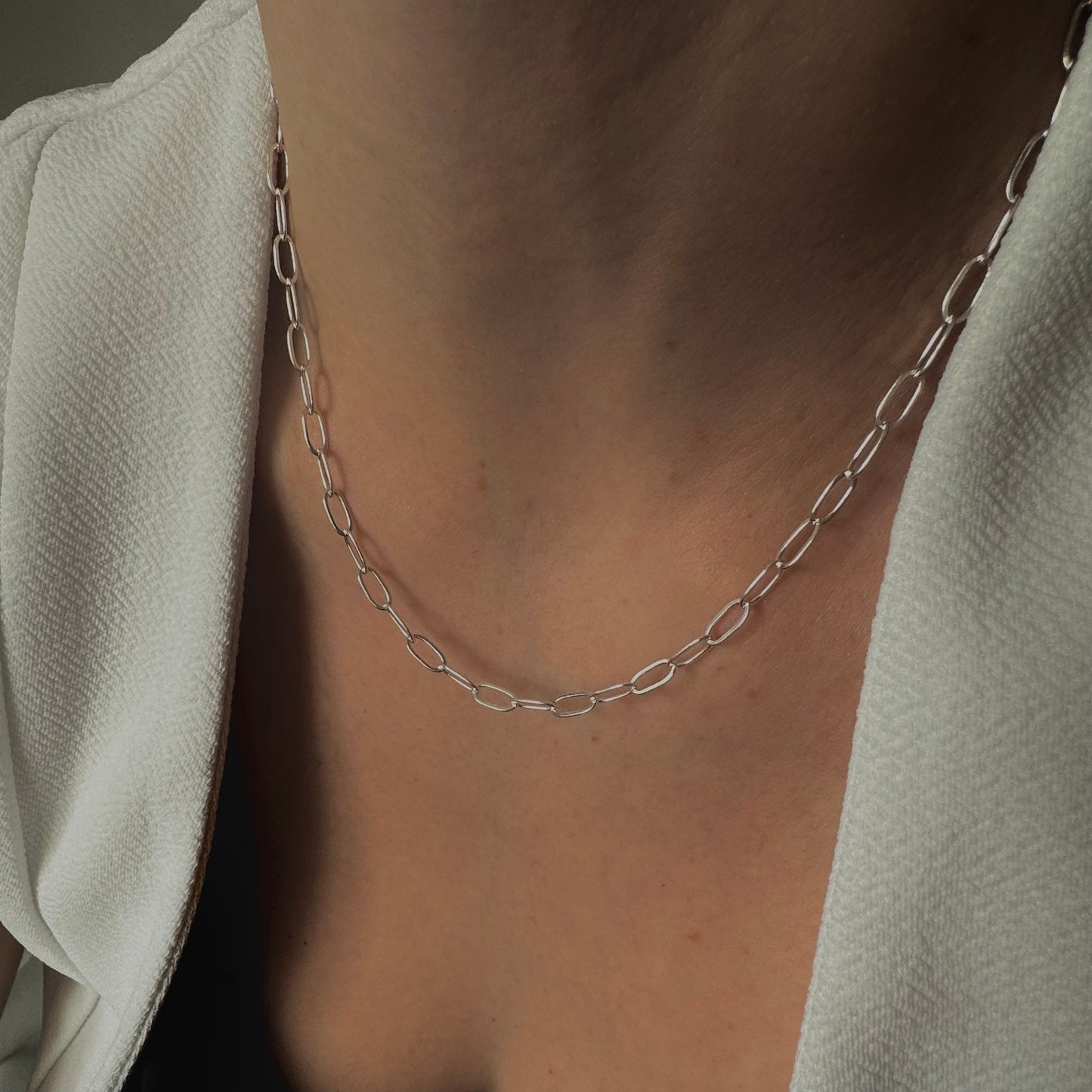 Sterling Silver Paperclip - Large