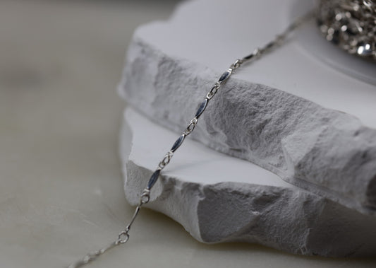 Sterling Silver Dapped Bar