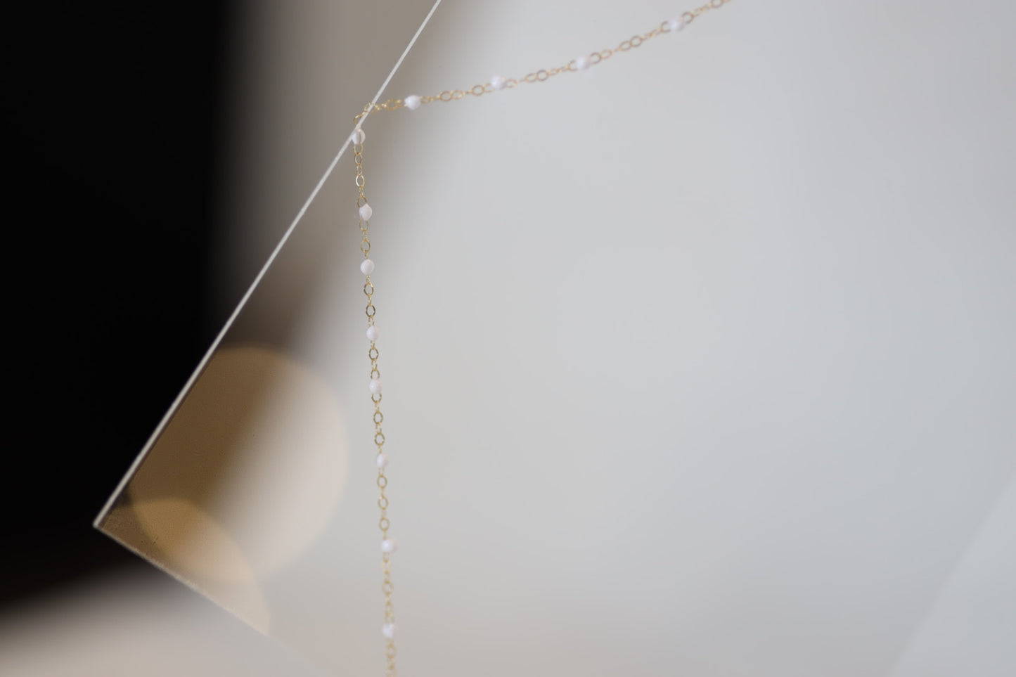 Gold-Filled Satellite with White Enamel