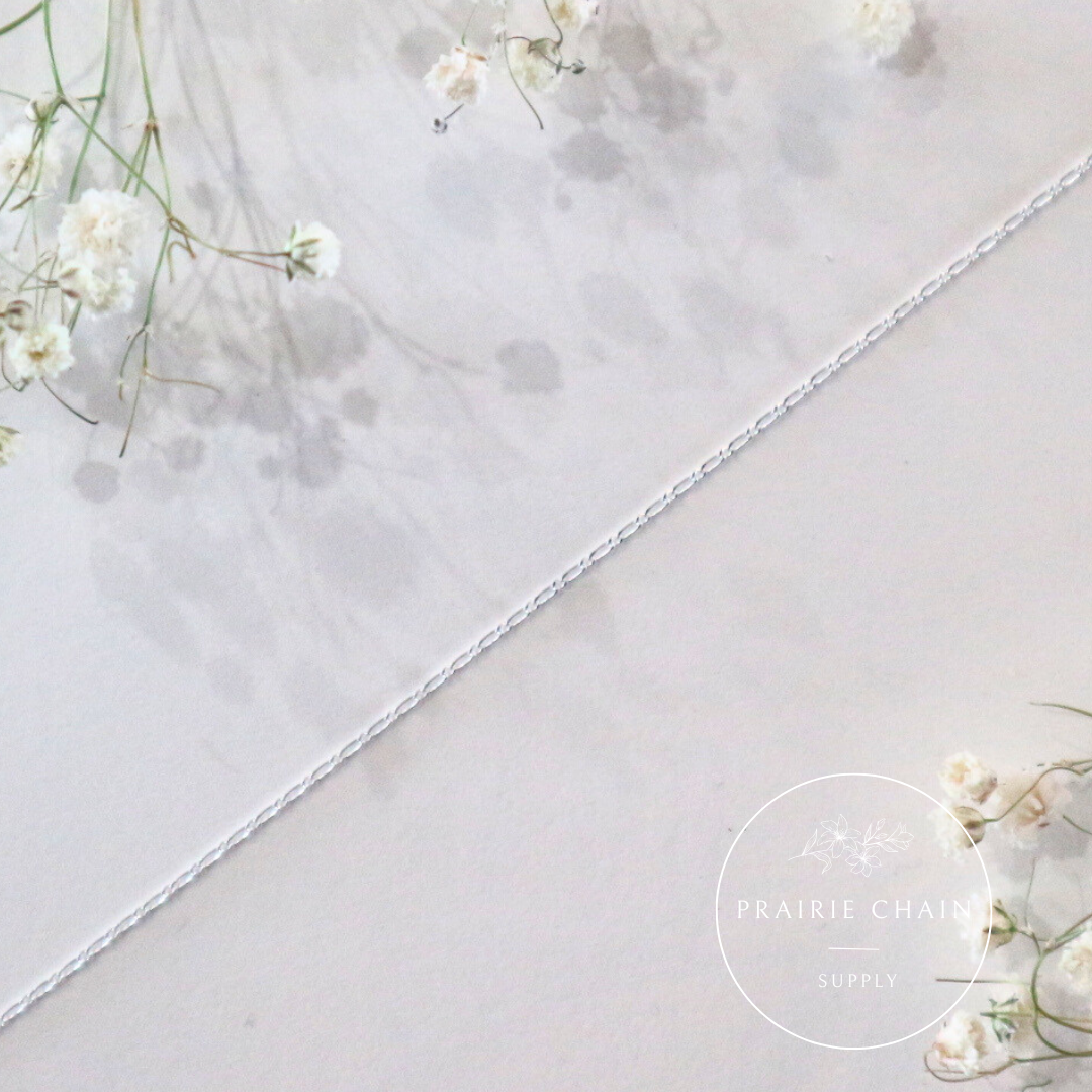 Sterling Silver Long & Short Figaro