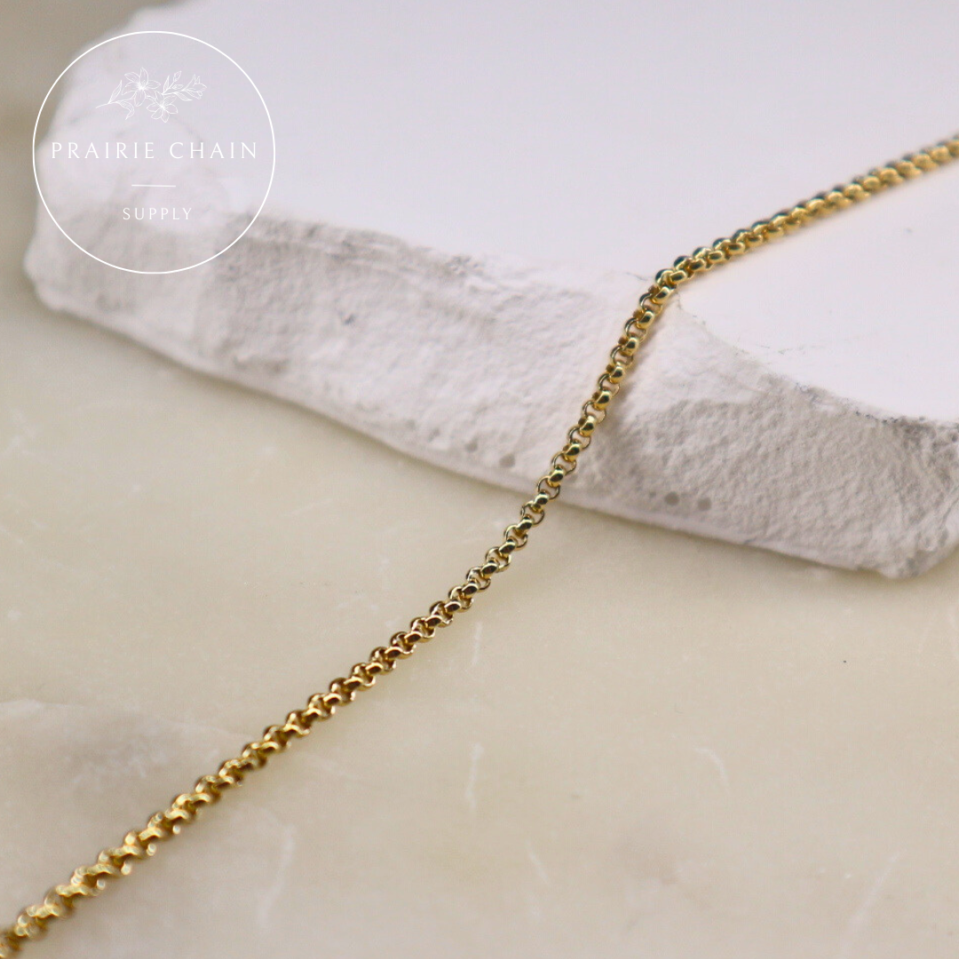 Gold-Filled Rolo Chain